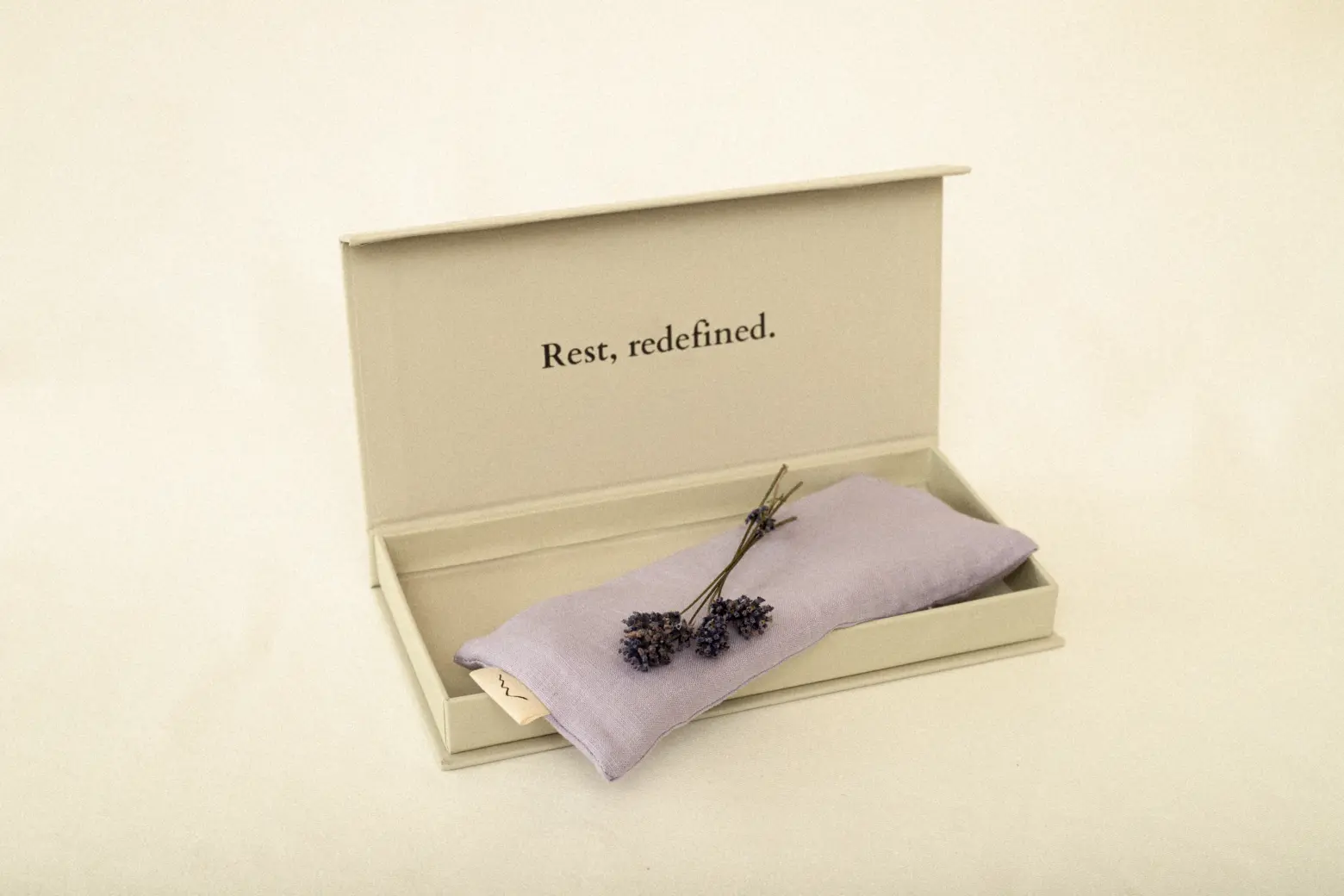 Nordic Soul eye pillow in its packaging